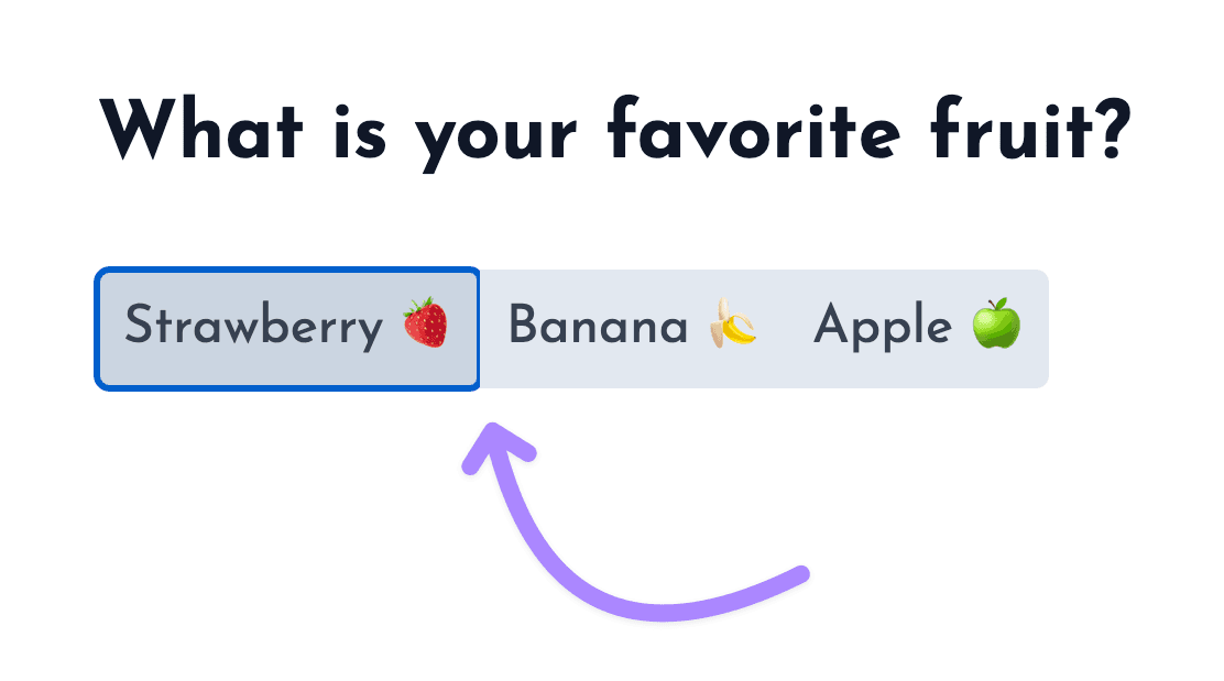 React toggle group component