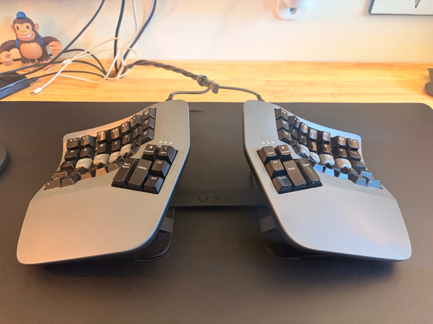 My Kinesis Advantage360 split keyboard